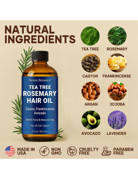 Aceite para Crecimiento del Cabello Nexon Botanics 60 ml