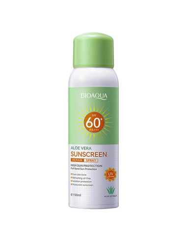 BIOAQUA Spray Solar Aloe Vera SPF60 PA+++ 150ml Hidratante