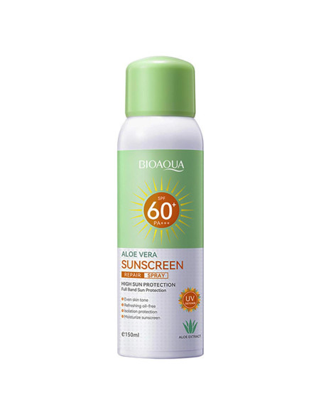 BIOAQUA Spray Solar Aloe Vera SPF60 PA+++ 150ml Hidratante BIOAQUA Spray Solar Aloe Vera SPF60 PA+++ 150ml Hidratante