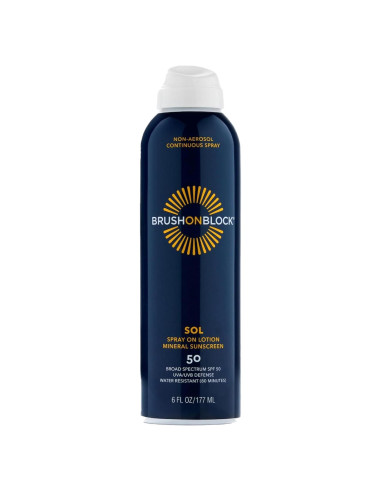 Protector Solar en Spray Brush On Block SPF 50 170 g