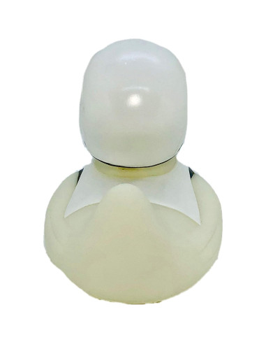 Pato de Goma Guerrero Espacial Blanco DITW 9.5x10.2 cm