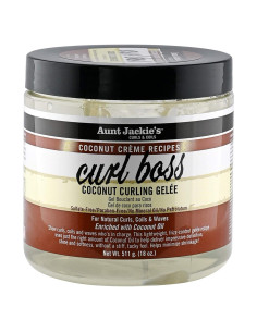 Gel para Rizos Curl Boss Aunt Jackie 510 g - Hidratante