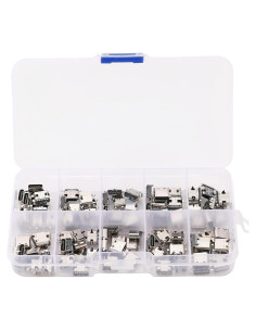 100 Pcs Conectores Hembra USB Tipo-C 3.1 Teansic - 10 Modelos