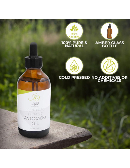 Aceite de Aguacate Orgánico Julia 120ml - Hidratante y Antienvejecimiento
