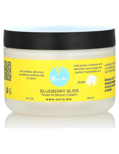Crema para Cabello Rizado CURLS Blueberry Bliss 283 g
