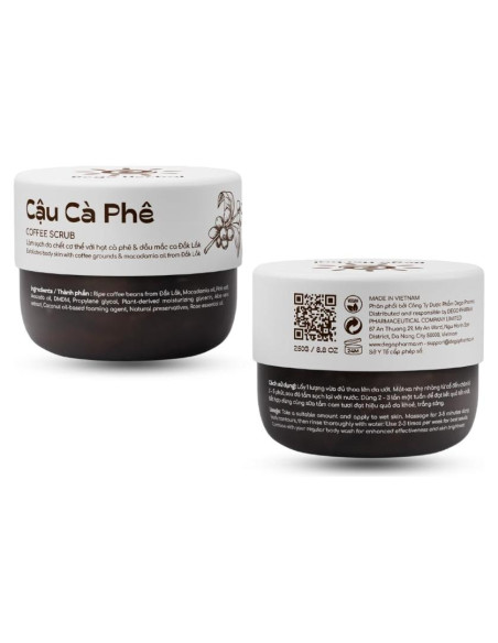 Exfoliante Corporal de Café Dak Lak 260 ml - Hidratante Natural