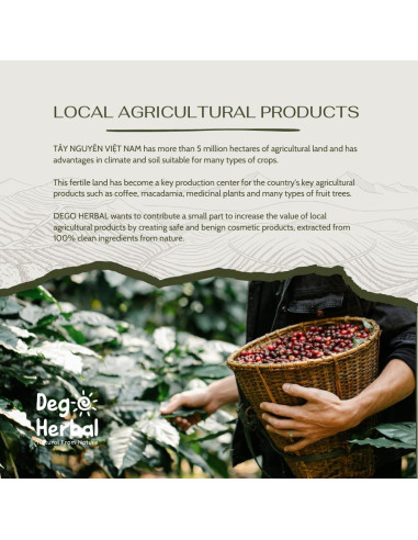 Exfoliante Corporal de Café Dak Lak 260 ml - Hidratante Natural