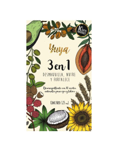 Desmaquillante Bifásico 3 en 1 Yuya - 125ml, Nutre y Hidrata
