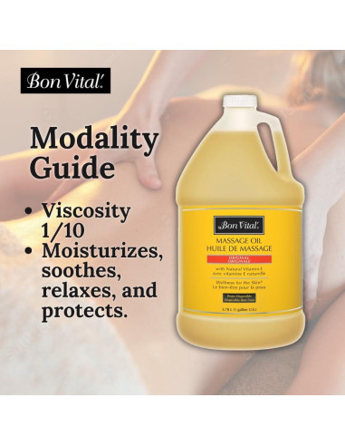Aceite de Masaje Bon Vital Original 3.4 kg, Versátil y Hidratante