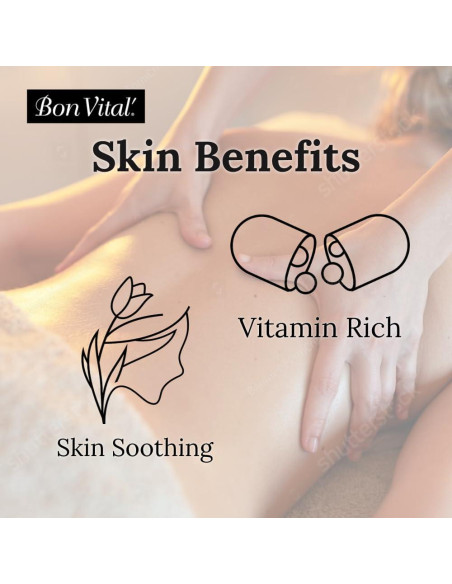 Aceite de Masaje Bon Vital Original 3.4 kg, Versátil y Hidratante