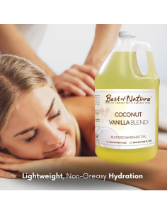 Aceite de Masaje Aromaterapia Mejor de la Naturaleza 1.89 L Coco Vainilla 2