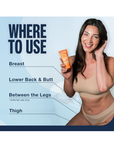 Desodorante Íntimo Carpe para Mujeres 100g pH Equilibrado Durazno