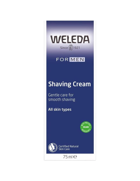 Crema de Afeitar Weleda 75ml para Piel Sensible