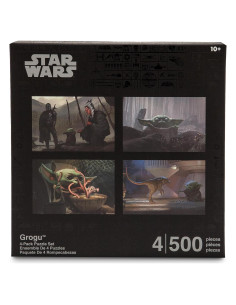 Conjunto de rompecabezas Grogu Disney - Star Wars 4x500 piezas