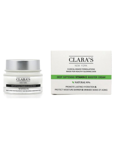 Crema Hidratante Clara's New York Vitamina E 50ml Sin Fragancia