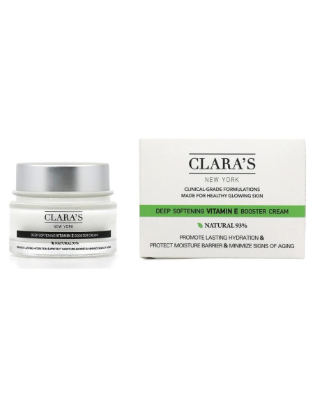 Crema Hidratante Clara's New York Vitamina E 50ml Sin Fragancia