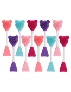 Cepillo Facial Manual Tbestmax 10 Pcs 2-en-1 Silicona