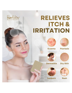 Jabón Natural de Leche de Cabra Herblov 113g con Avena y Miel 2