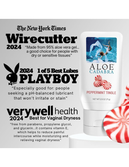 Lubricante Hidratante Vaginal Aloe Cadabra 73.93 ml Menta