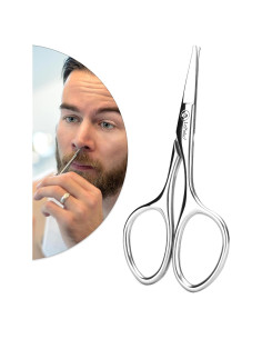 LePinko Tijeras Recortadoras de Vello Nasal Acero Inoxidable