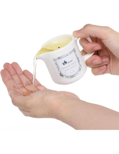 Vela de Masaje MELONY de Soja 80g Aroma Café y Whisky