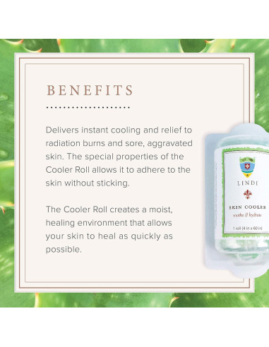 Lindi Skin Cooler Roll - Gel Hidratante Enfriador 10 cm x 152 cm