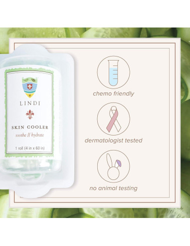 Lindi Skin Cooler Roll - Gel Hidratante Enfriador 10 cm x 152 cm