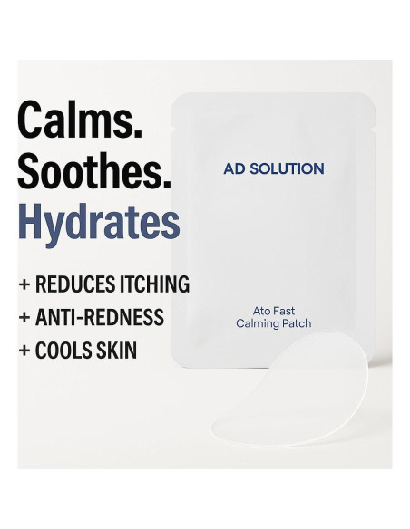 Parche Calmante Hidrogel Ato - 10 Pares para Piel Sensible