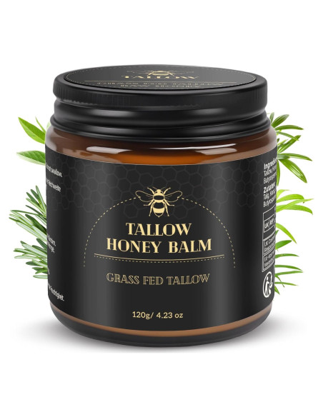 Bálsamo Hidratante Facial Mokasakiso 120g - Grasa de Res Natural Bálsamo Hidratante Facial Mokasakiso 120g - Grasa de Res Natural