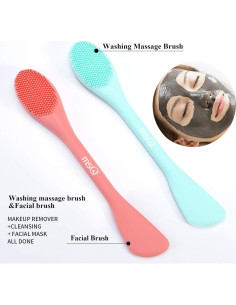Brocha de Silicona MSQ para Mascarilla Facial - Paquete de 2 2
