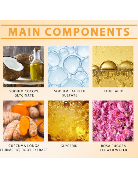 Juego de Limpieza Facial de Cúrcuma Hadaclub - 2 Piezas