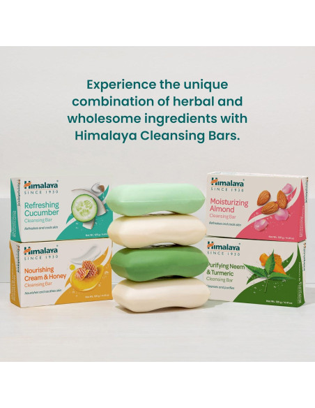 Barra de Limpieza Purificante Himalaya Neem y Cúrcuma 125 g - Paquete de 6 Barra de Limpieza Purificante Himalaya Neem y Cúrcuma 125 g - Paquete de 6