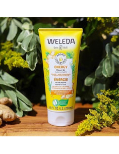 Gel de Ducha Energizante Weleda 200ml Libre de Parabenos 2