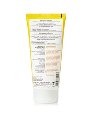 Gel de Ducha Energizante Weleda 200ml Libre de Parabenos