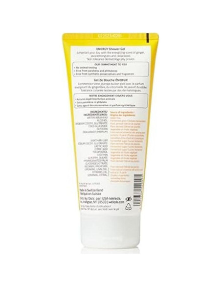 Gel de Ducha Energizante Weleda 200ml Libre de Parabenos