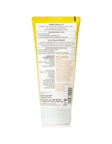 Gel de Ducha Energizante Weleda 200ml Libre de Parabenos