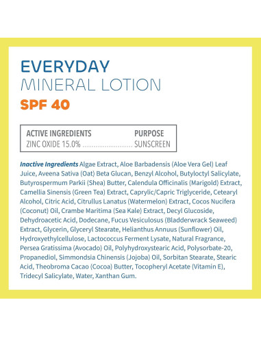 Loción Solar Mineral SPF 40 Seaweed Bath Co. 100 ml x2