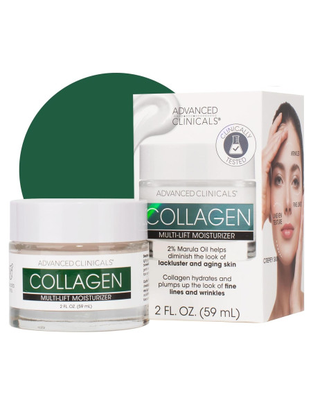 Gel-Crema Facial Hidratante Advanced Clinicals 59 ml Colágeno