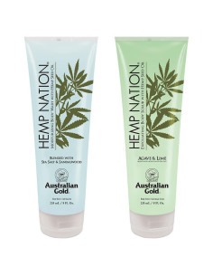 Paquete de Ducha Hemp Nation Australian Gold - Gel y Exfoliante 236ml