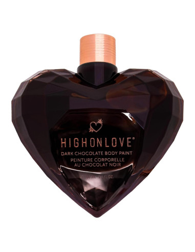 Pintura Corporal de Chocolate Negro HighOnLove 100ml Vegana