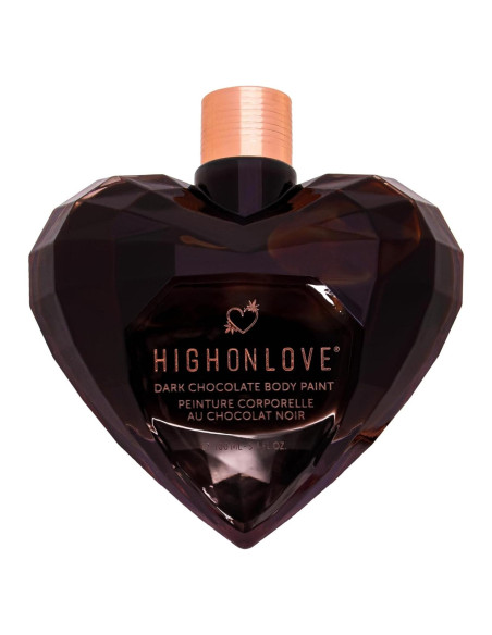 Pintura Corporal de Chocolate Negro HighOnLove 100ml Vegana