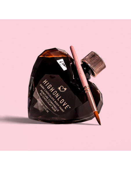 Pintura Corporal de Chocolate Negro HighOnLove 100ml Vegana