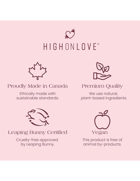 Pintura Corporal de Chocolate Negro HighOnLove 100ml Vegana