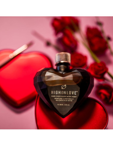 Pintura Corporal de Chocolate Negro HighOnLove 100ml Vegana