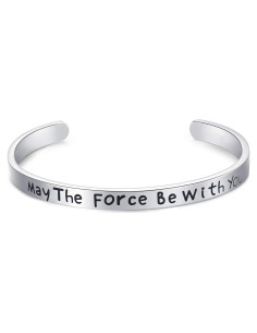 Pulsera Cuff LParkin de Acero Inoxidable - Regalo Star Wars