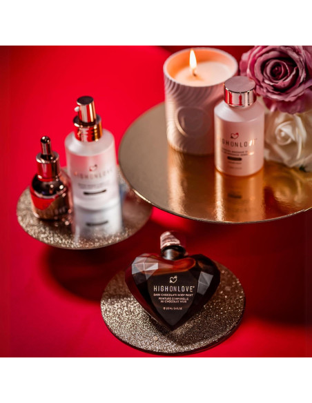 Pintura Corporal de Chocolate Negro HighOnLove 100ml Vegana