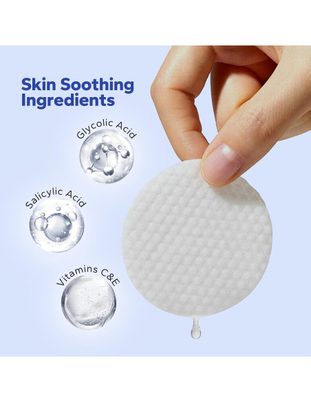 Almohadillas Exfoliantes SilkyShark 60 Unidades 10% Ácido Glicólico