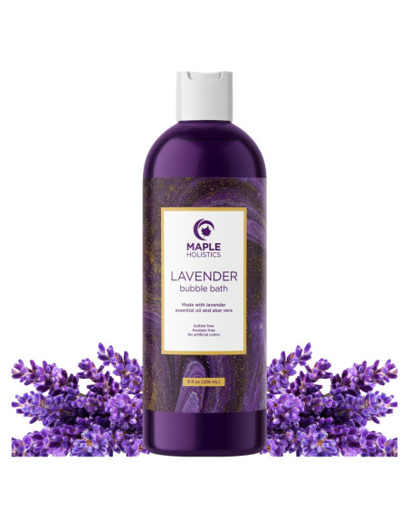 Baño de Burbujas de Lavanda Maple Holistics 236.6 ml - Hidratante