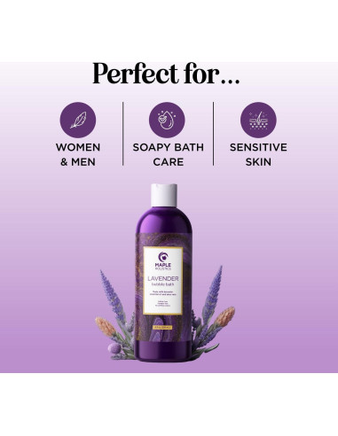 Baño de Burbujas de Lavanda Maple Holistics 236.6 ml - Hidratante