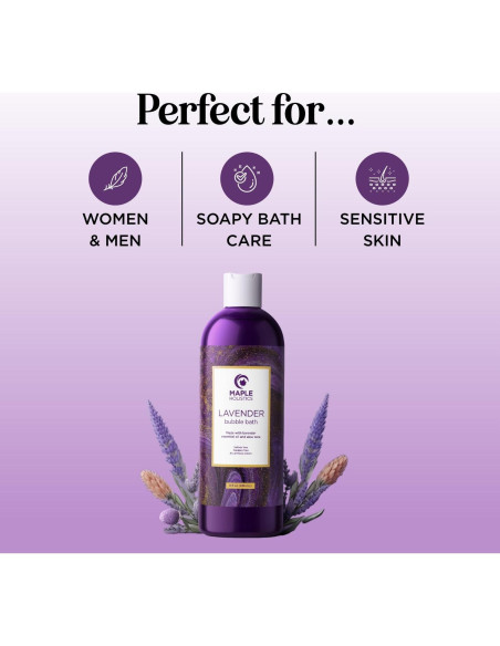 Baño de Burbujas de Lavanda Maple Holistics 236.6 ml - Hidratante